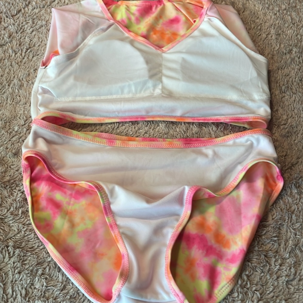 🌸NWT ART CLASS UPF50 2 piece girls bathing suit - size XXL - Picture 10 of 14
